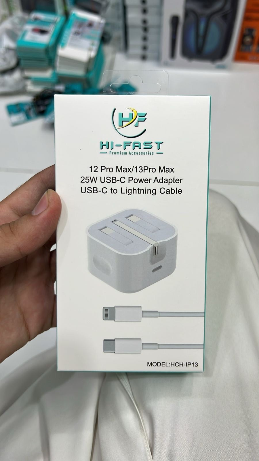 Hi-Fast 25W PD Fast Charger – iPhone 12 PM & 13 PM