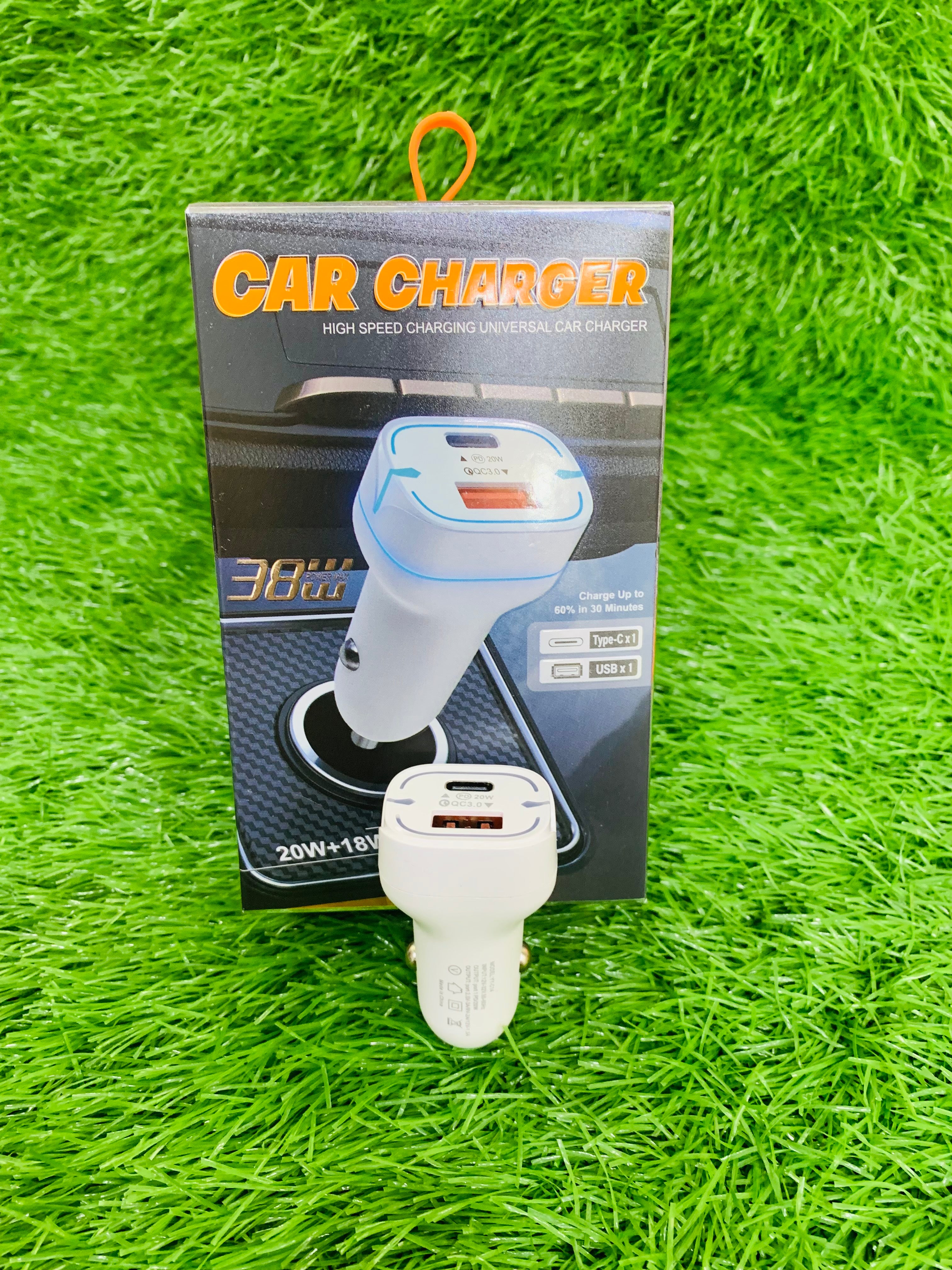 Smobitech Dual Port Car Charger – Fast Charging