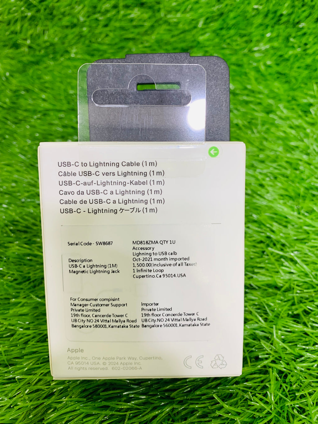 USB to Lightning Cable – 1m Fast Charging for iPhone/iPad