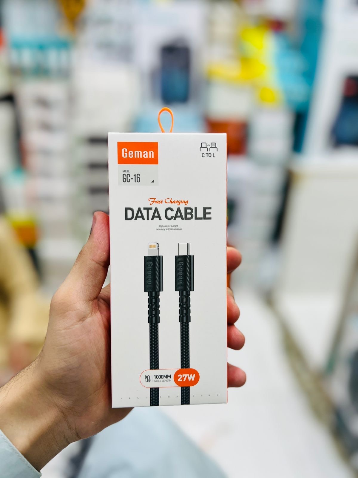 Gemen Fast Charging Cable – Durable & Reliable